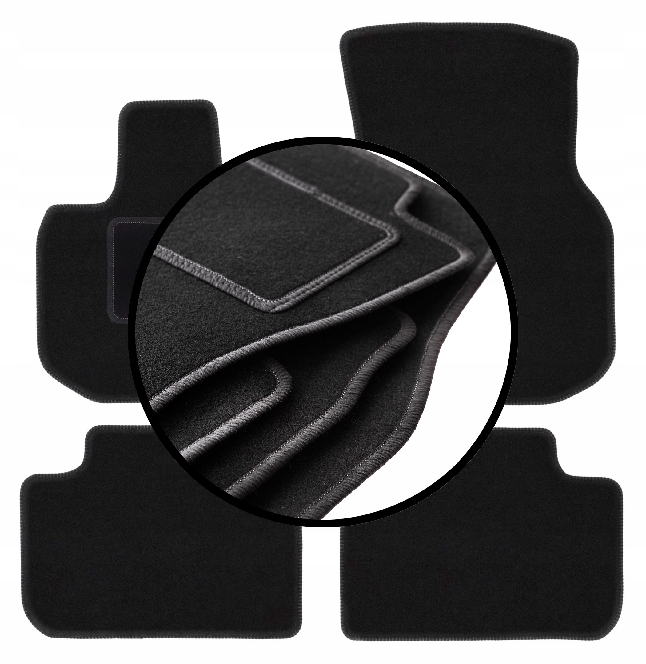 Velurové koberce komplet pro: Bmw X3 G01 Suv (2017-)