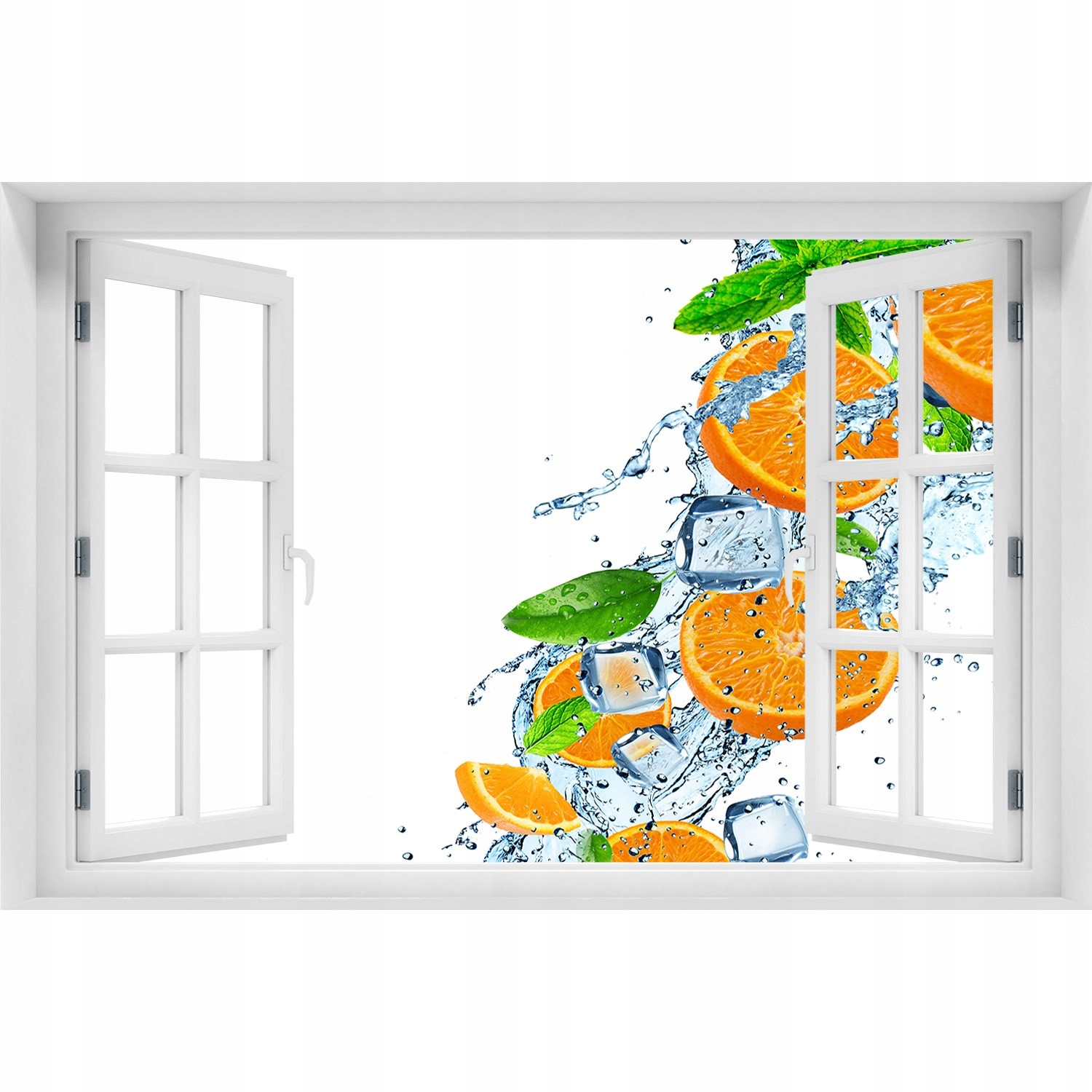 

Naklejka 3D Okno na ścianę Pomarańcze 150x100