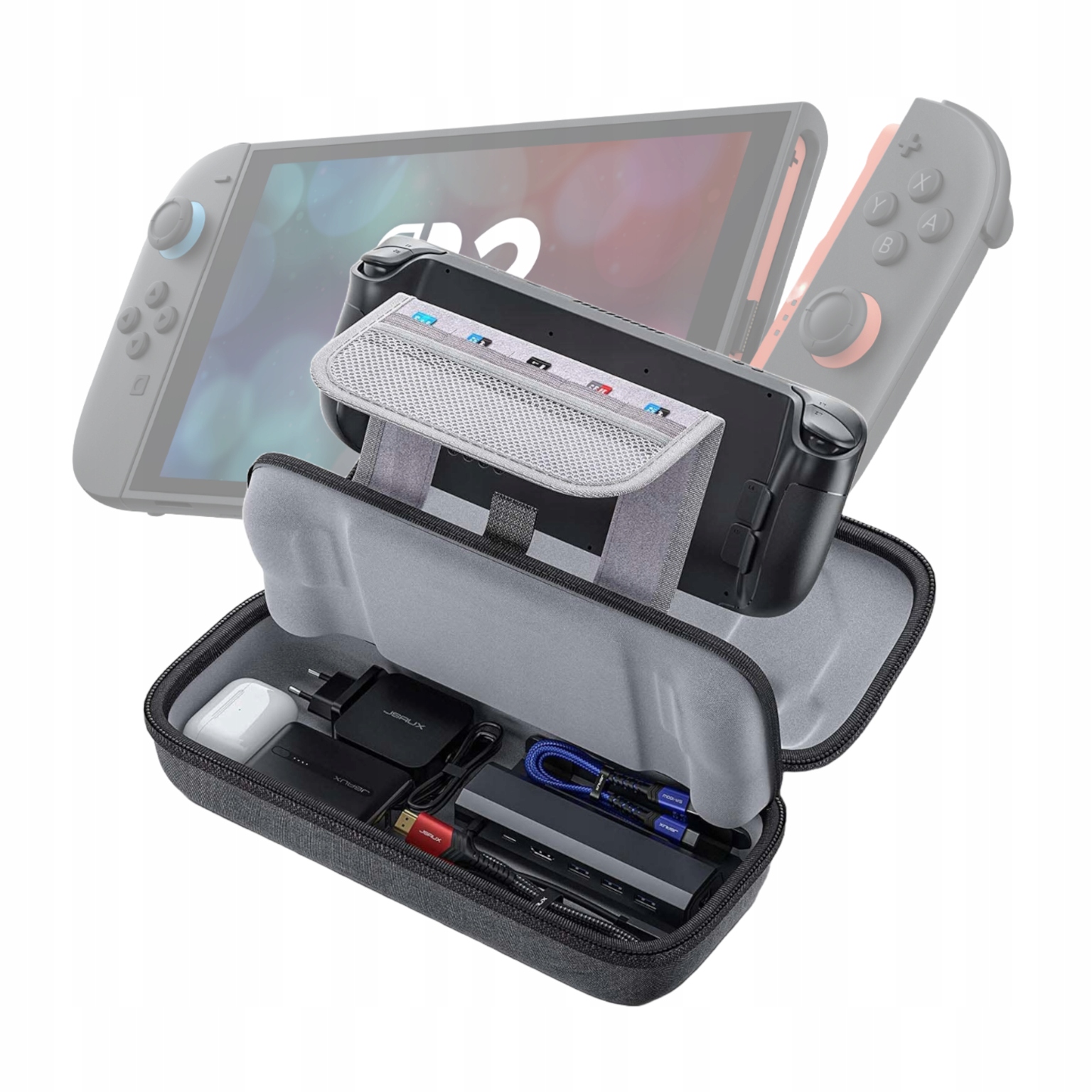 Jsaux Twarde etui futerał torba obudowa do Nintendo Switch 2 BG0106x