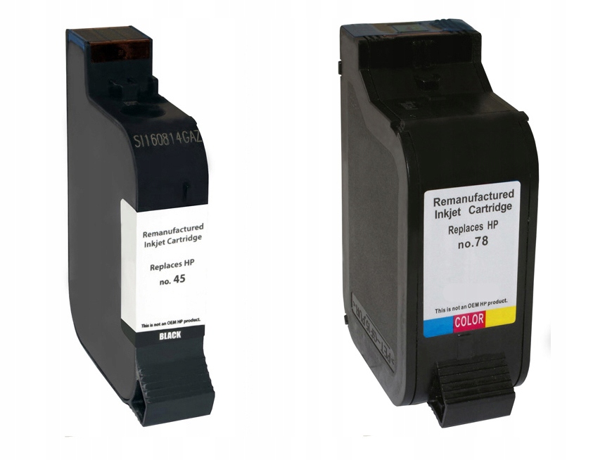 Tusze 45 51645A i 78 C6578A Do Drukarek Hp Deskjet 920C 1280 Komplet XL