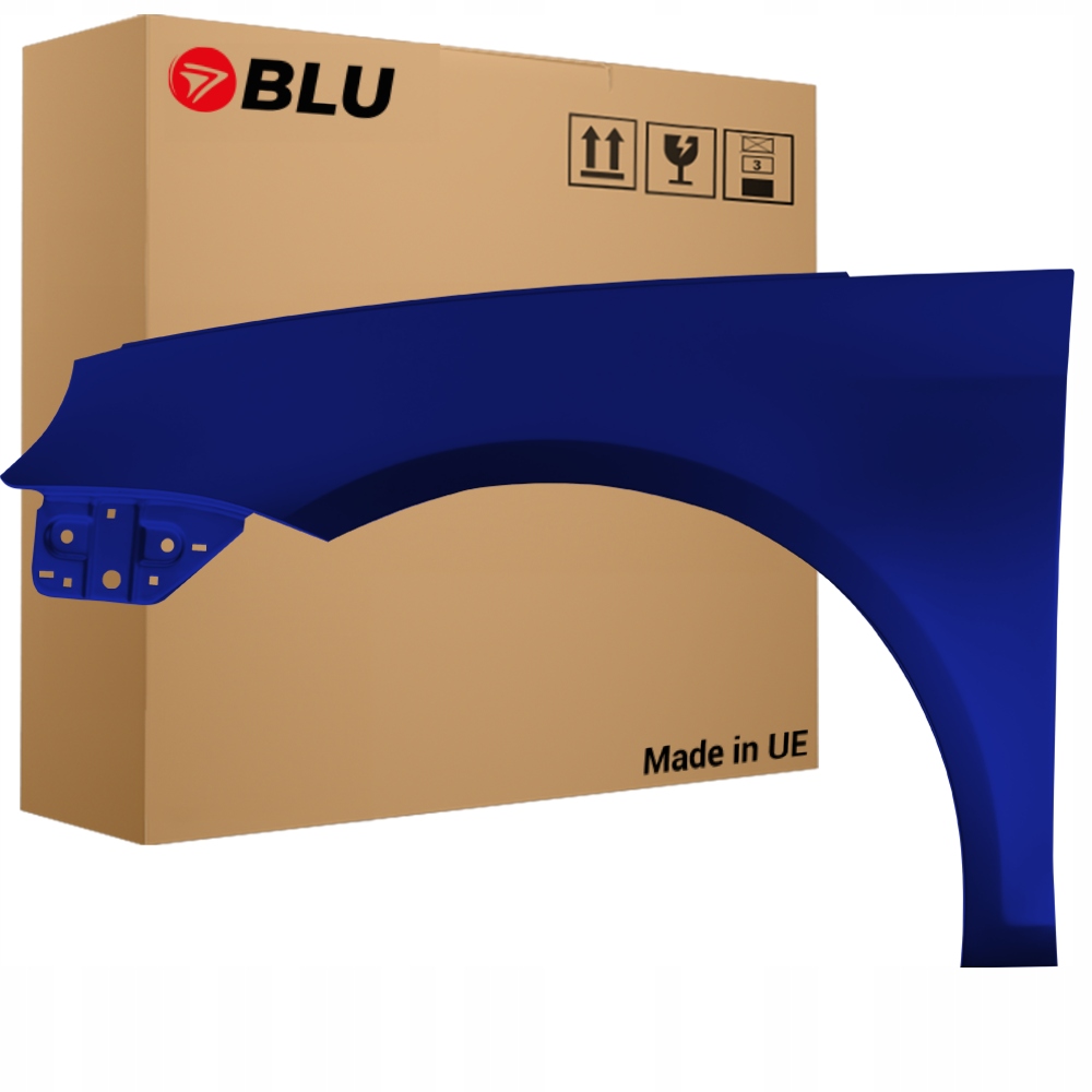 Blu Blatník Vw Eos LD5Q levý modrý 06-15 přední RisingBlau