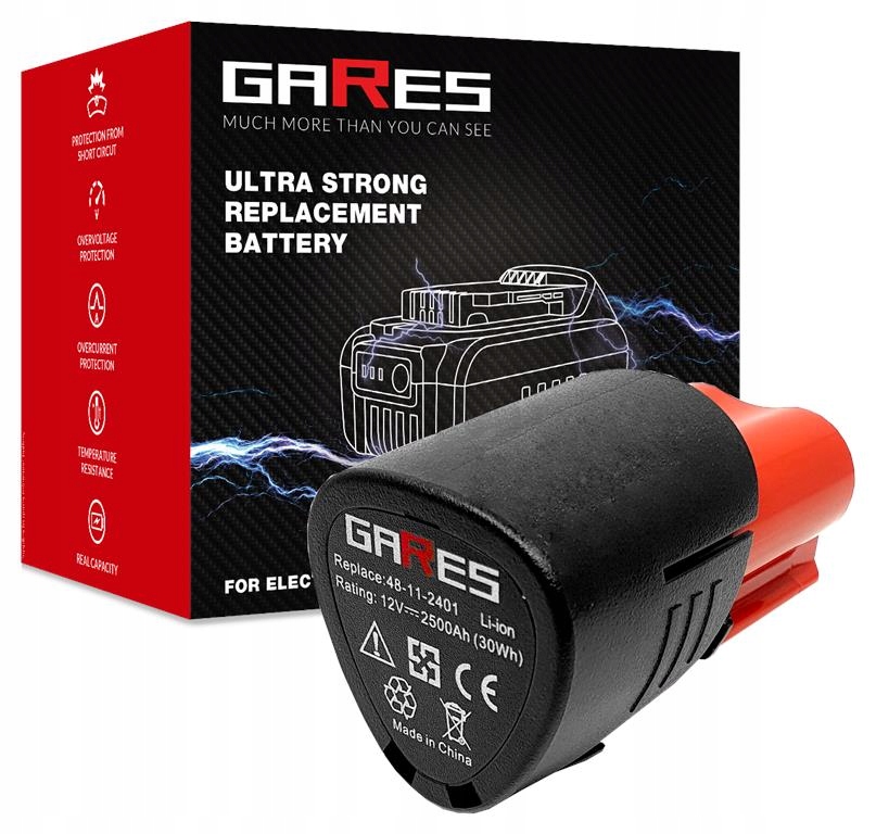 Bateria Akumulator do Milwaukee M12 B2,5 BDD-202C 12V 2.5Ah