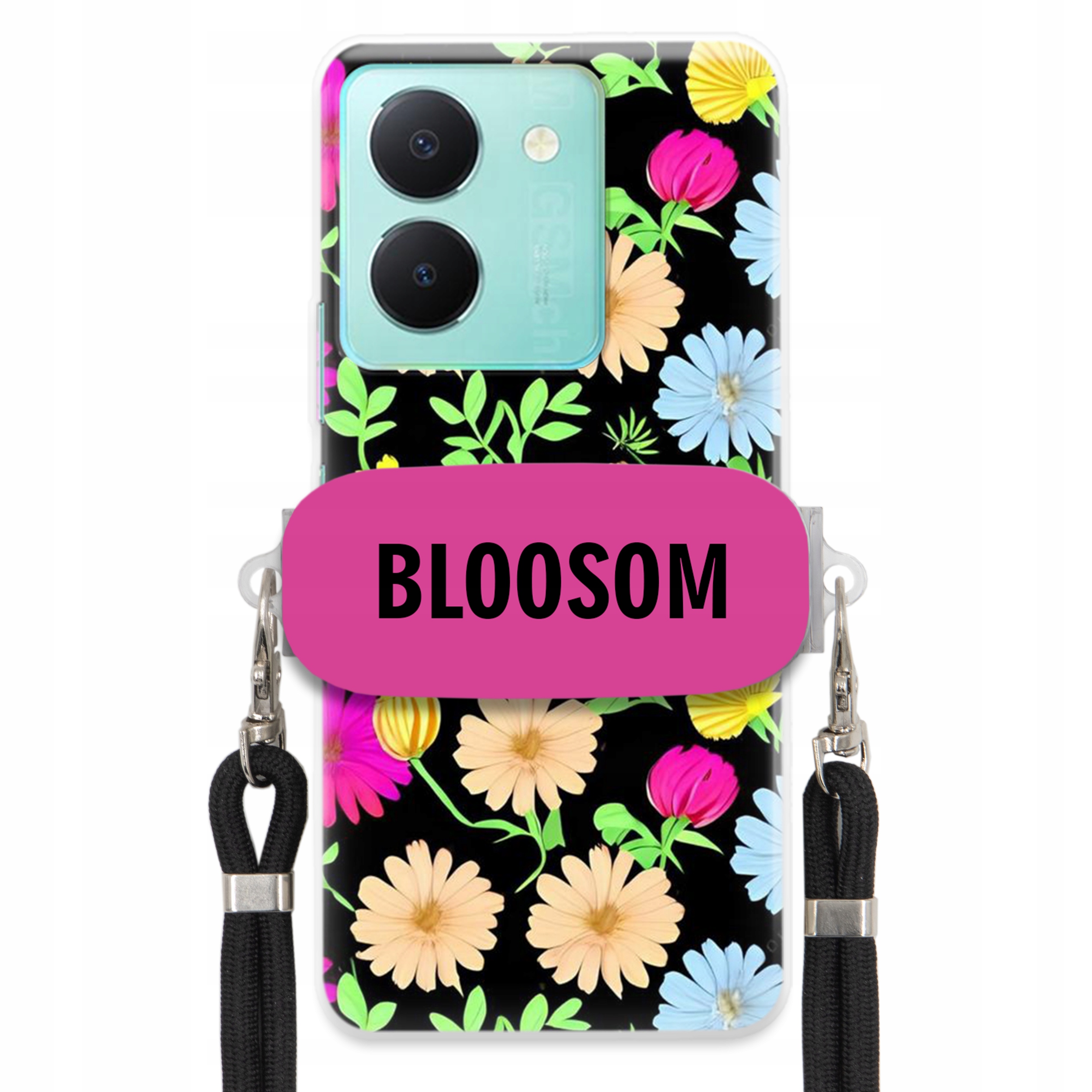 Puzdro Crossbody Pre Vivo Y78 Módne puzdro Case Kvety Bloosom Flower
