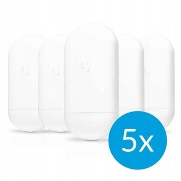 Ubiquiti LOCO5AC-5 NanoStation 5AC Loco 450 Mbit/s Bílá Podpora PoE 5-pack