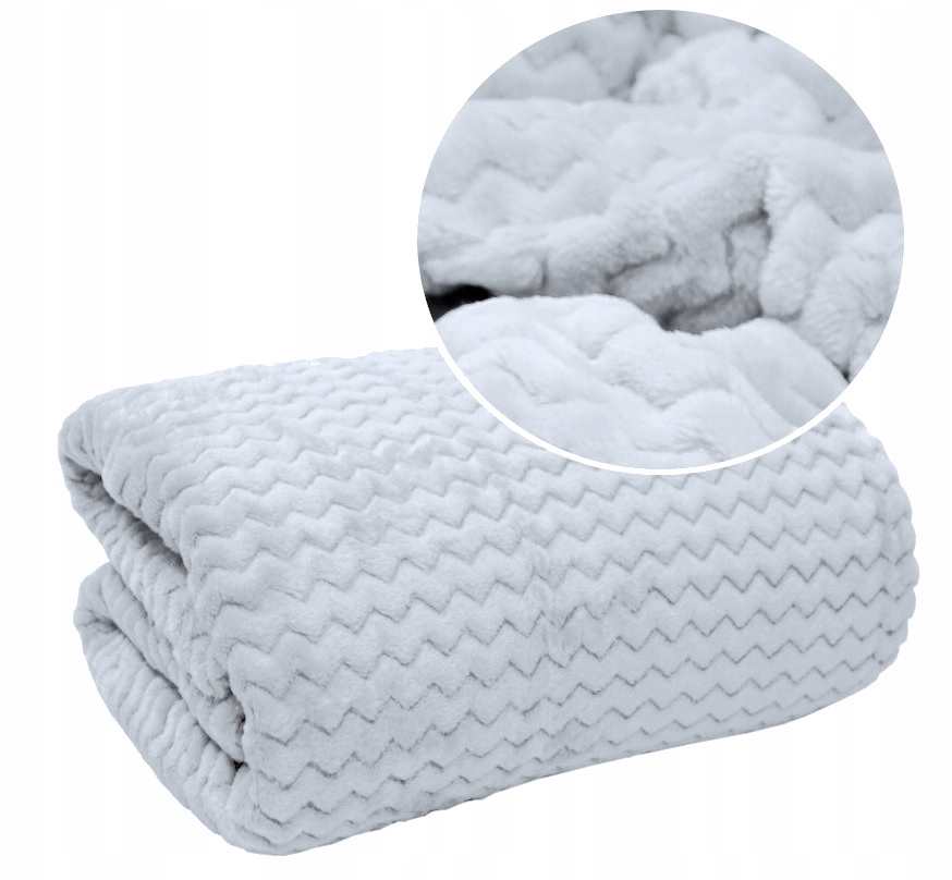 

Gruby Koc Narzuta Z Mikrofibry 160X200 Miękki Pled