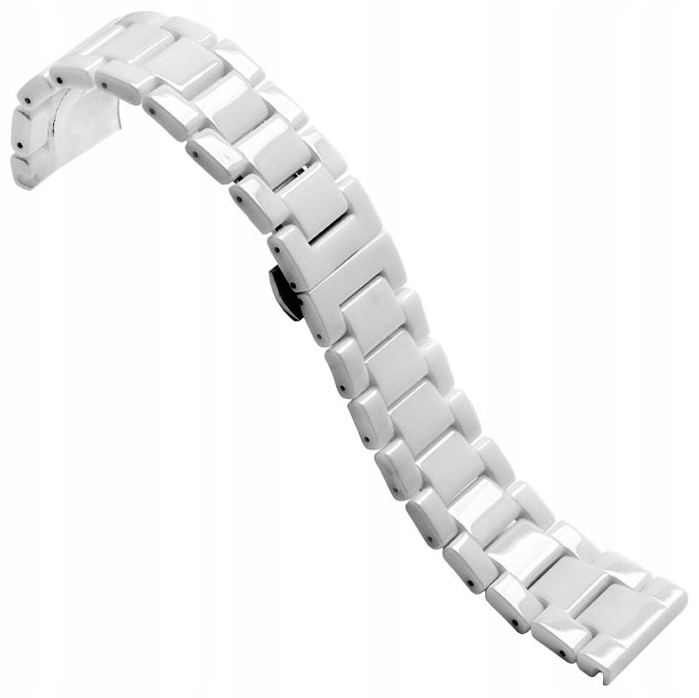 Ceramiczna Biała Bransoleta Samsung Galaxy Watch 3 45mm (Tech-Band)