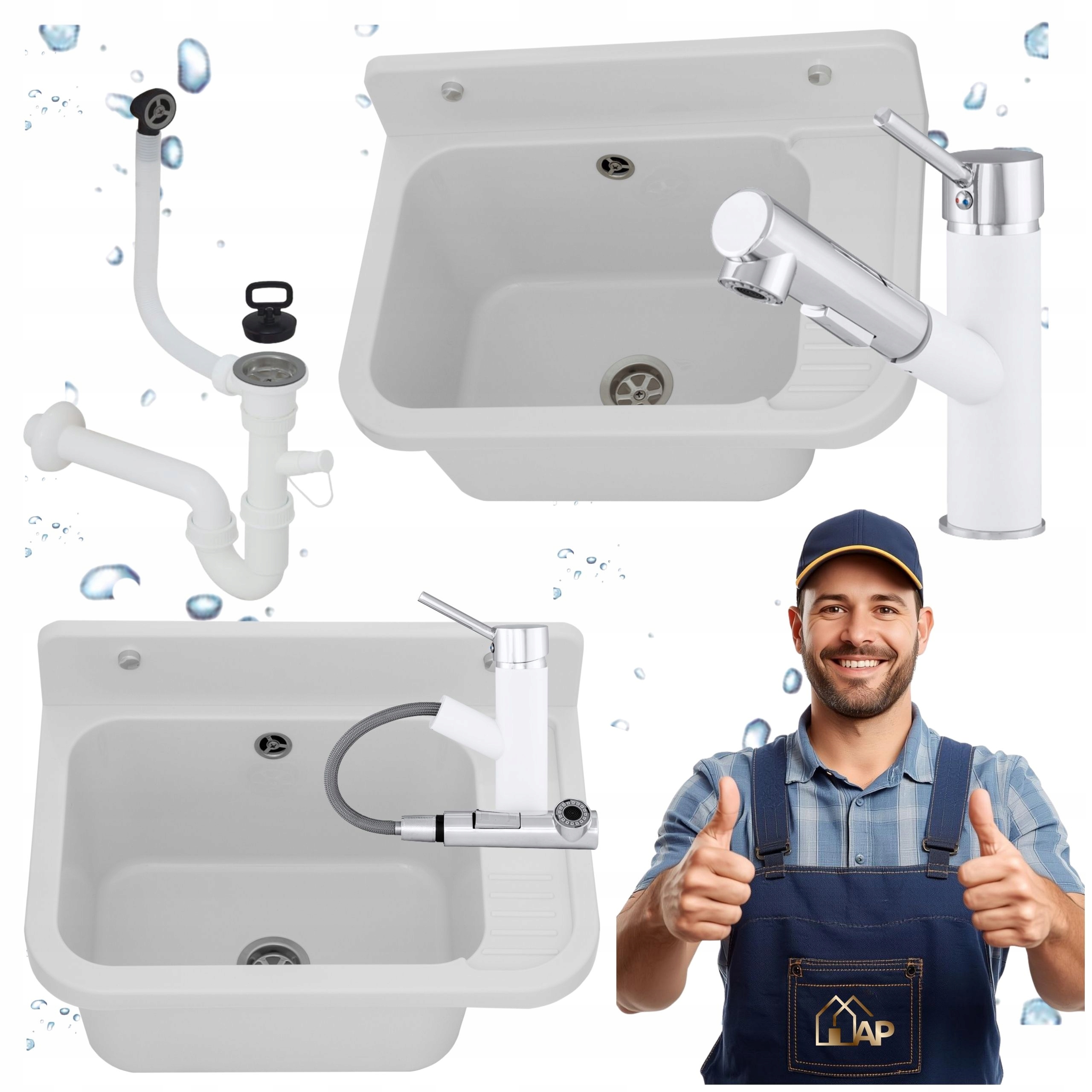 Technický Dřez Technická komora Bílá prádelna Garáž Vytahovací baterie