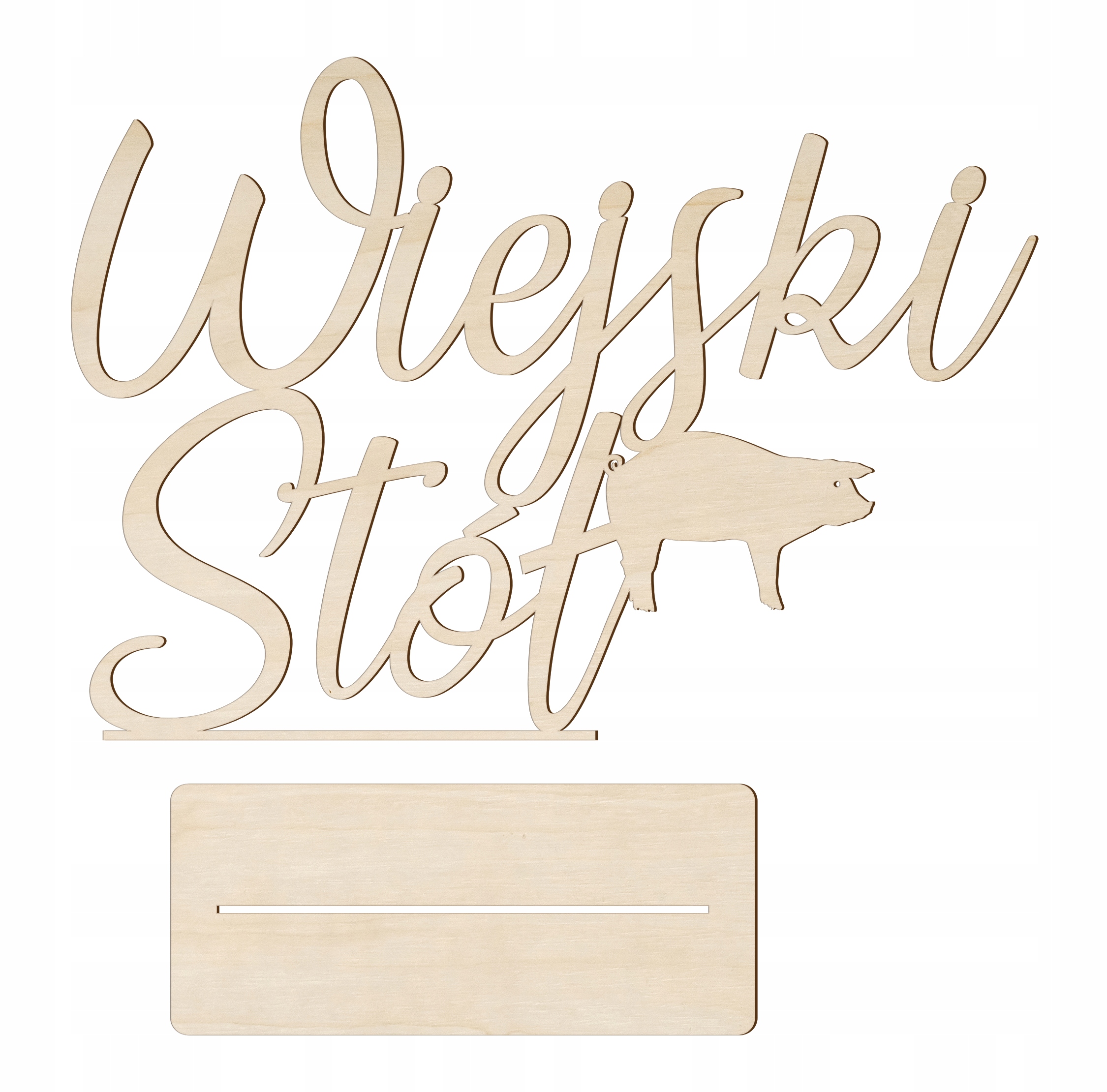 

Wiejski Stół Napis Na Stół Wesele Ślub Naturalny
