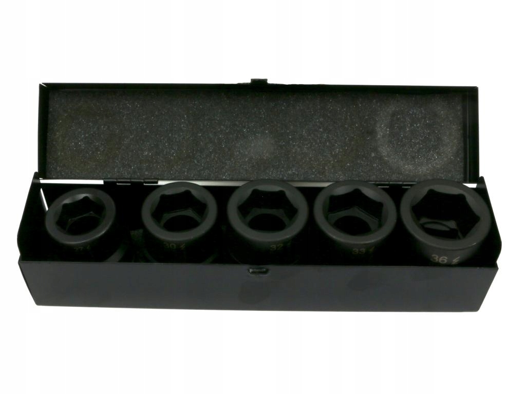 Rm Sada nástrčiek 1" 5 ks 27. 30. 32. 33. 36 mm z CrMo ocele