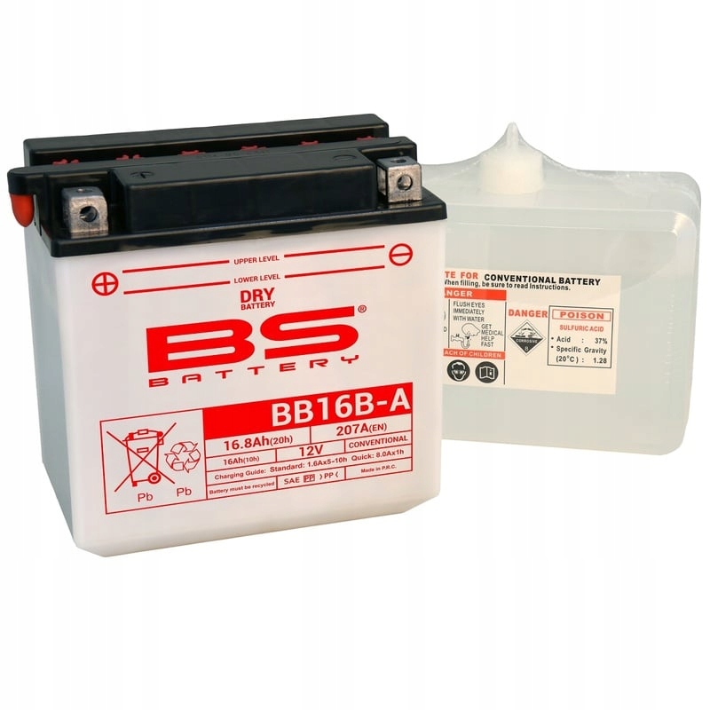 Bs Battery Vysoko výkonná batéria s kyselinou BB16B-A 310580