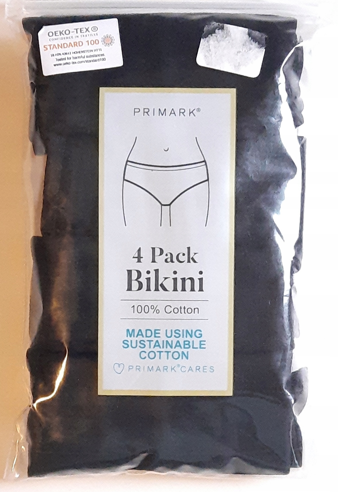 

Primark figi damskie bikini 4pak S 38 -40 Uk 10-12