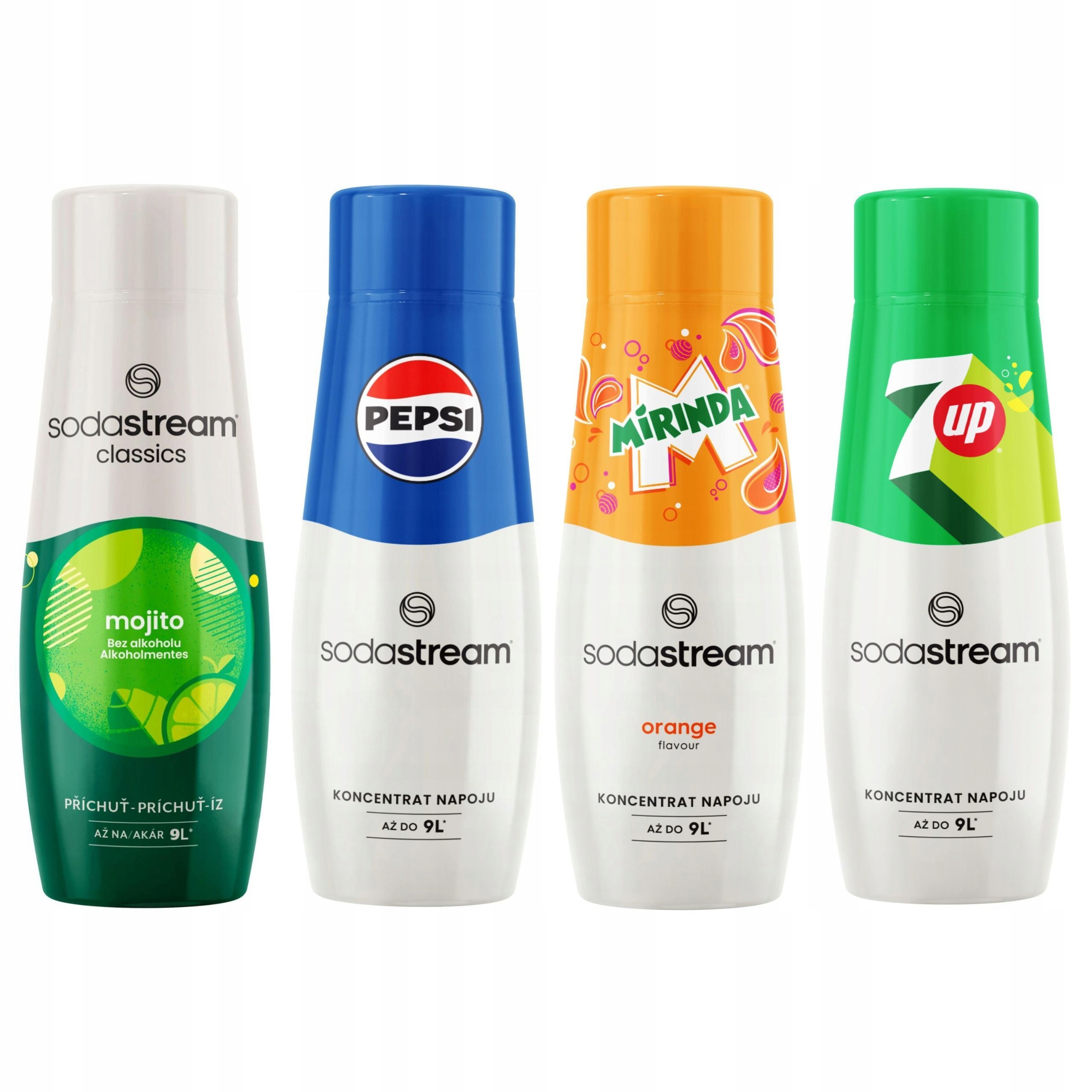 Levně Sirup do saturátoru SodaStream Pepsi Mirinda 7Up Mojito