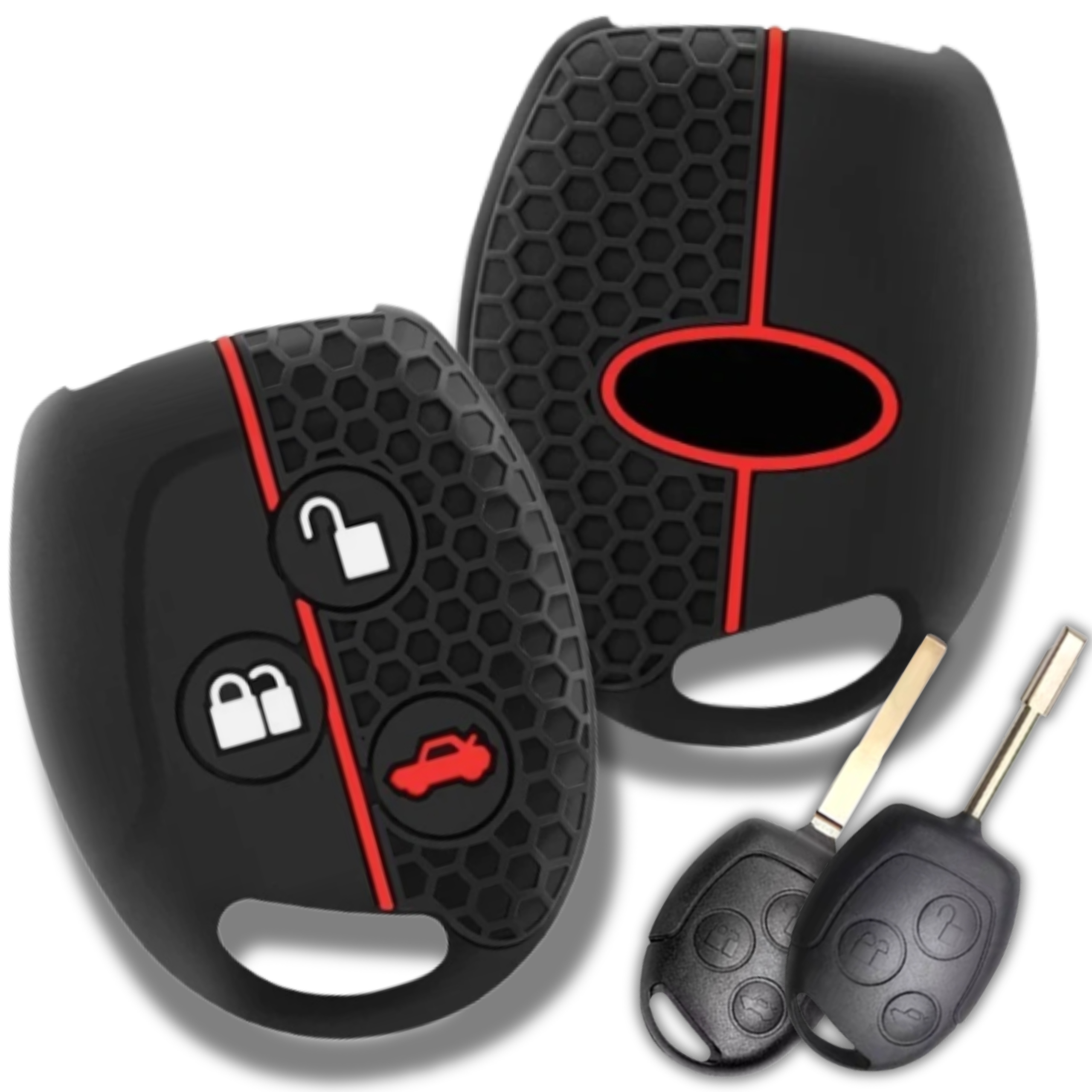Silikonowe etui na kluczyk do Ford Focus Fiesta Fusion Mondeo Mk3 Shell