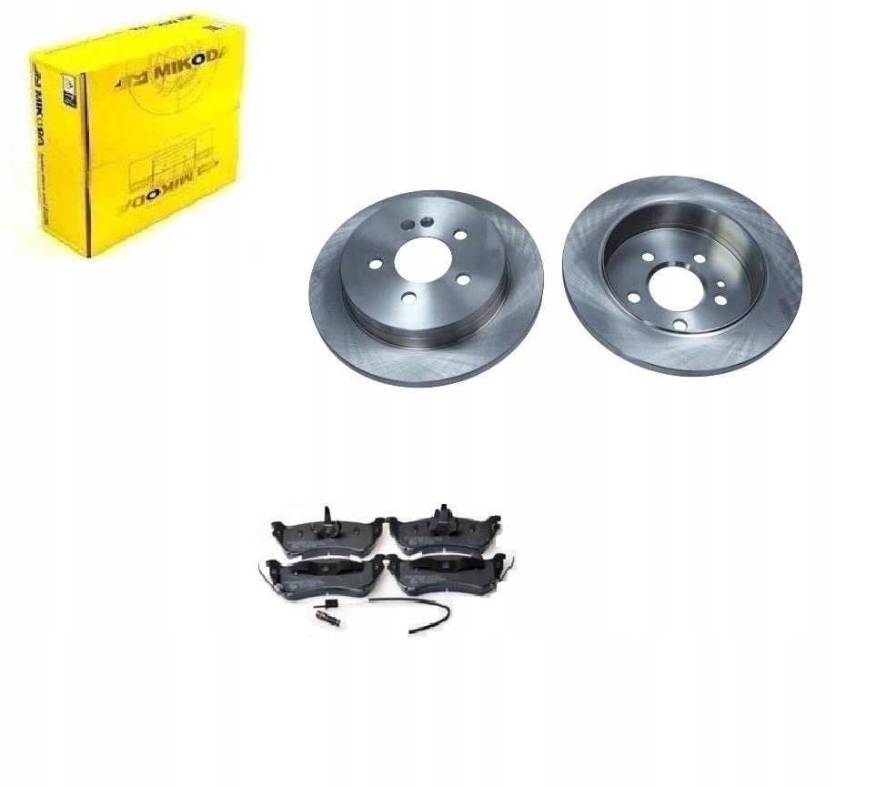 Kotouče Mercedes ML W163 Zadní 285 mm Sada.