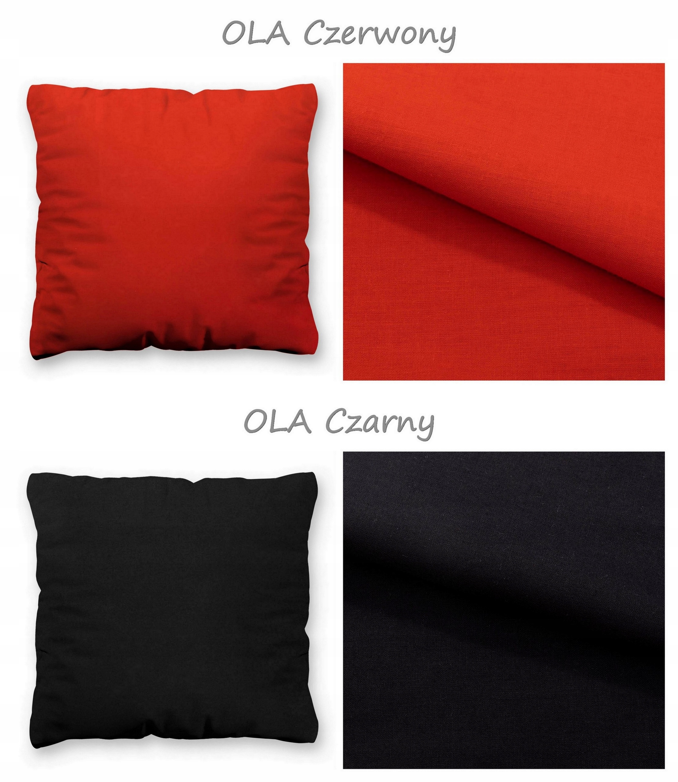 Poszewka na poduszkę 45x45 bawełniana do spania dekoracyjna na zamek suwak Wymiary poduszki 45x45cm