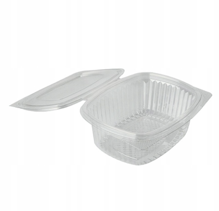 Pojemniki sałatkowe zamykane plastik 500ml 50szt