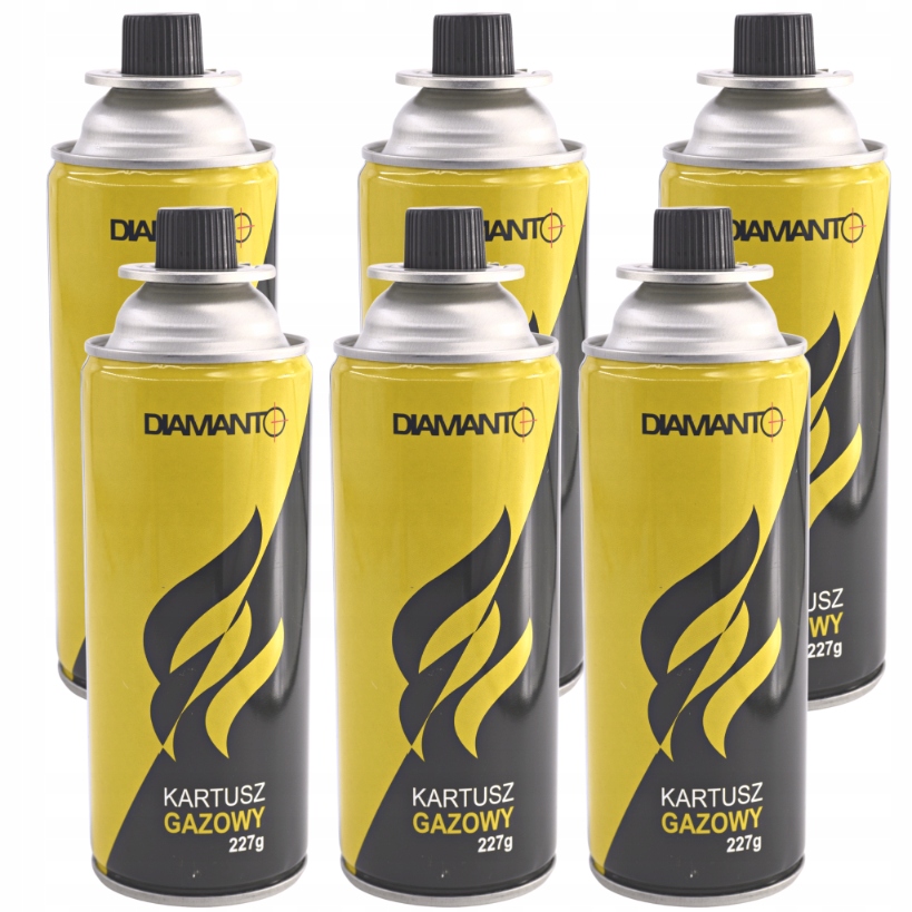 

Gaz Kartusz Nabój Gazowy 470ml 227g 6 szt.