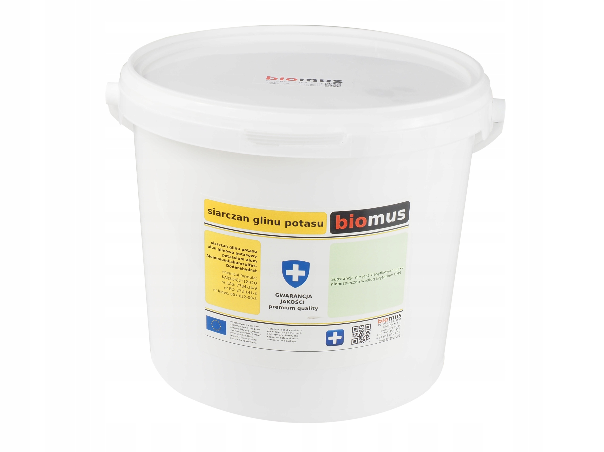 

Siarczan Glinu Potasu ałun 5kg Biomus
