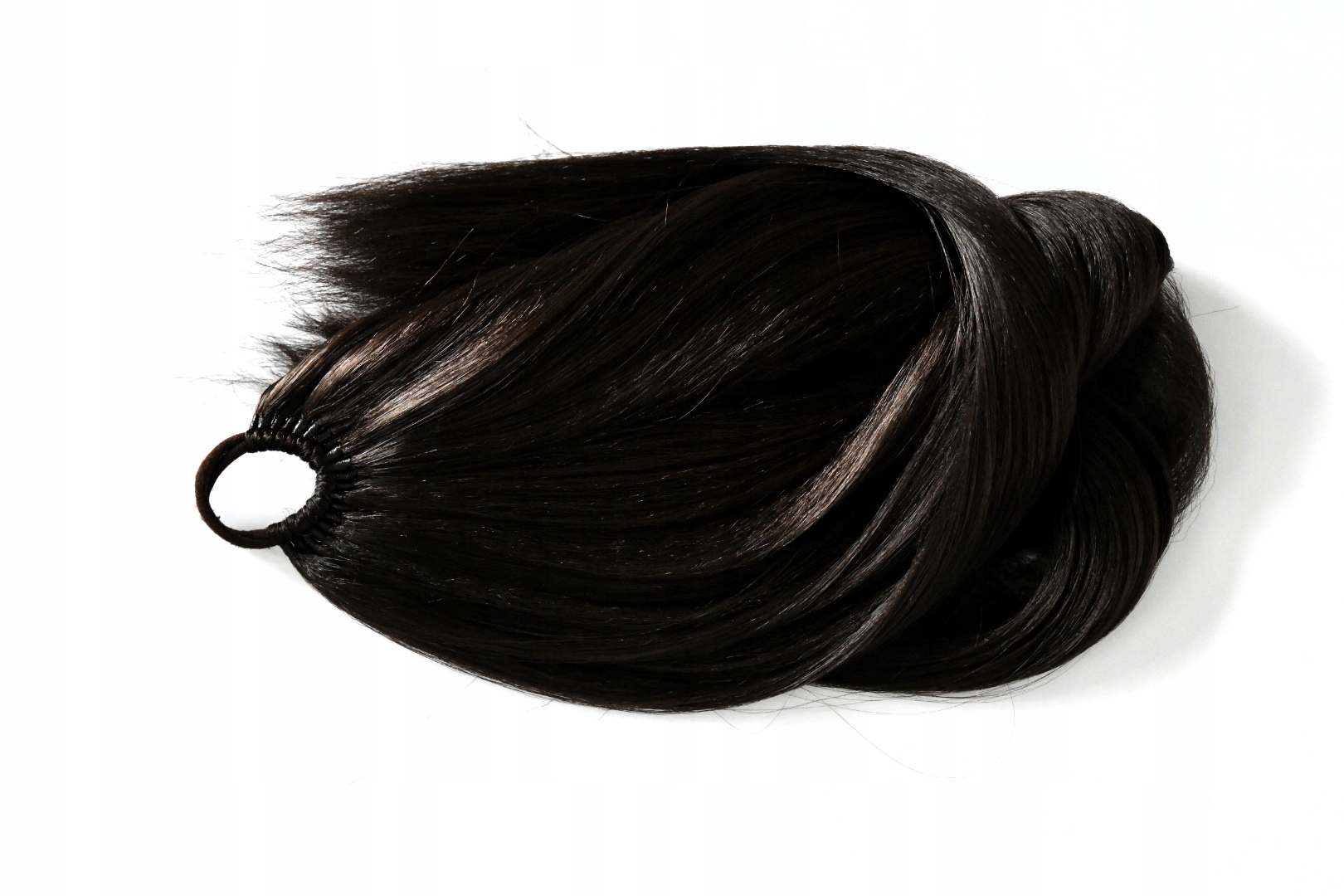 Culík na gumičce, prodloužení culíku Tmavě hnědá L 120g