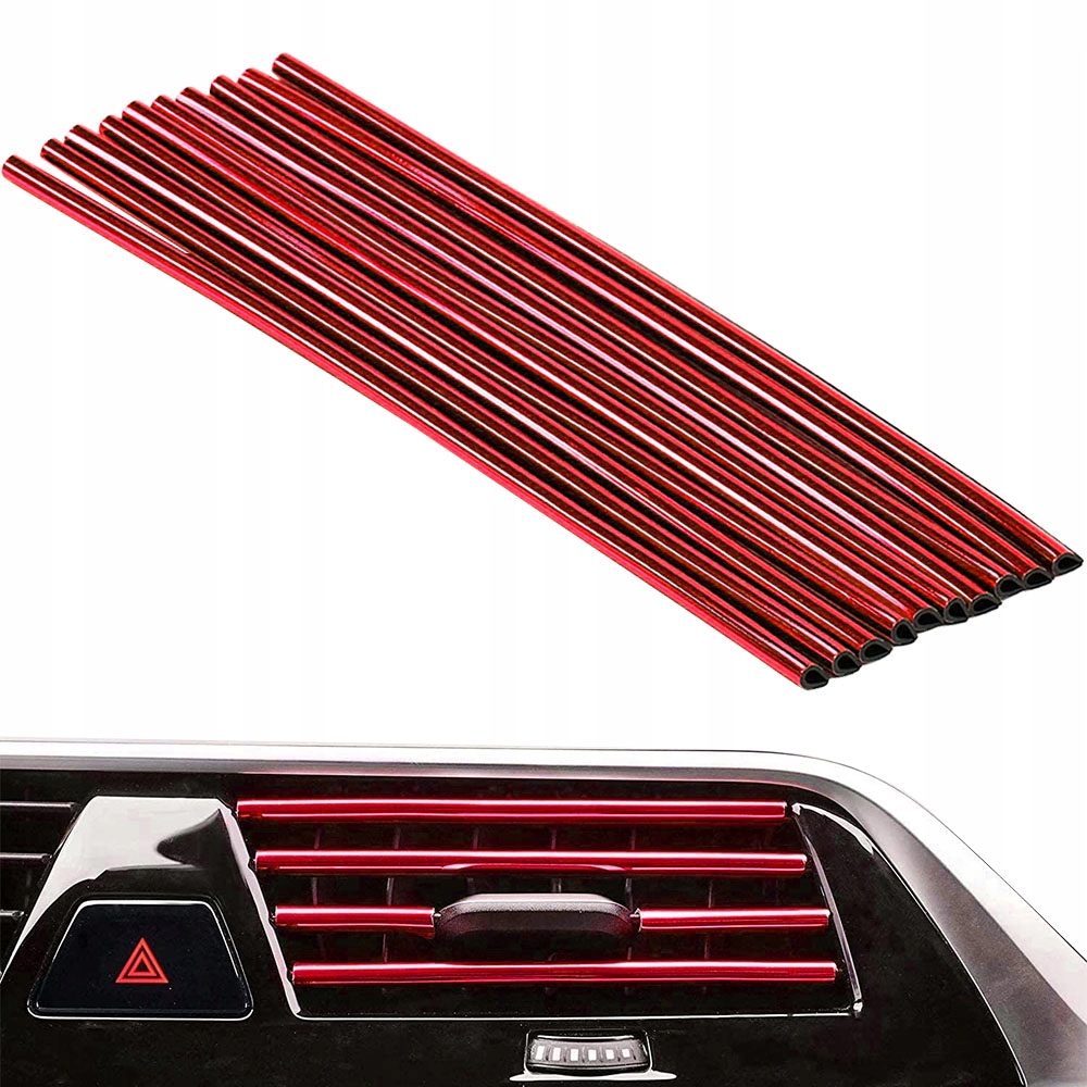 10x LISTWA TAŚMA OZDOBNA TUNINGOWA DO SAMOCHODU AUTA NAWIEWU TUNINGU 20 CM