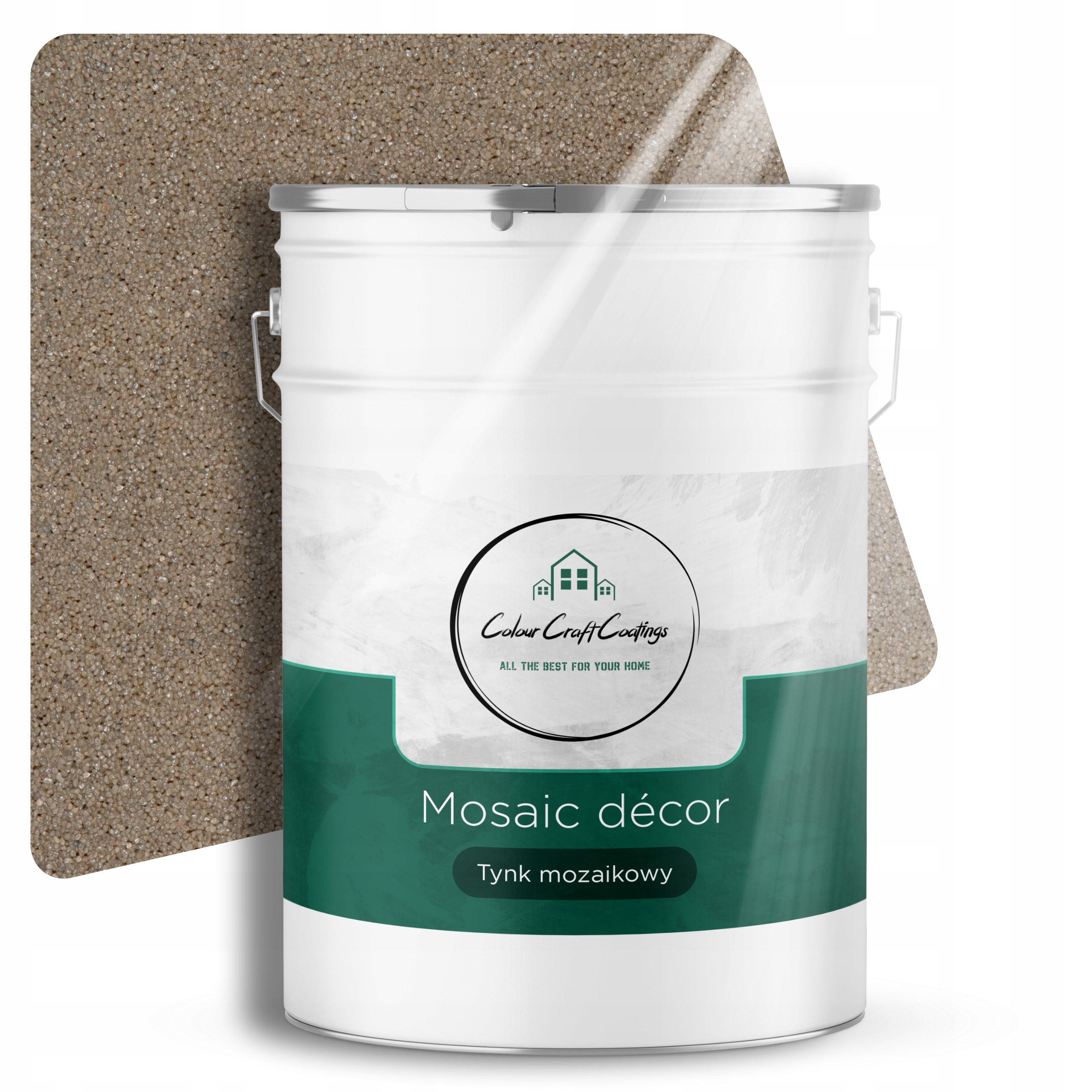 Mozaiková Omítka Dekorativní Pryskyřičná Mozaika Hnědá Světle hnědá M91 25Kg