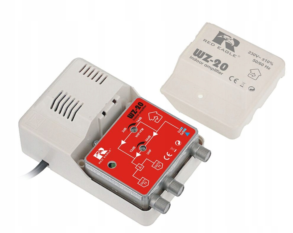 Wzmacniacz antenowy budynkowy WZ-20 DVB-T2