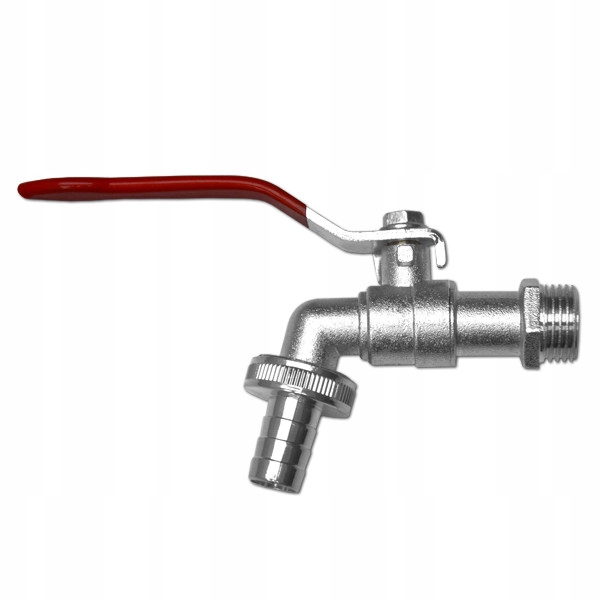 

Kran kulowy 1/2" Gz 3/4" na wąż 1/2