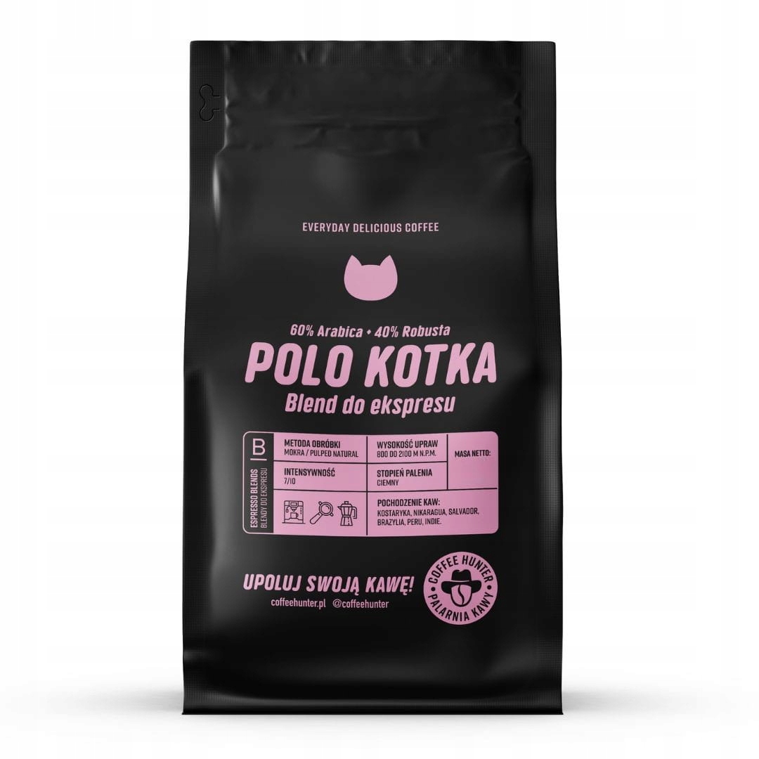 Polo Kočka Káva Zrnková 3 x 1 kg