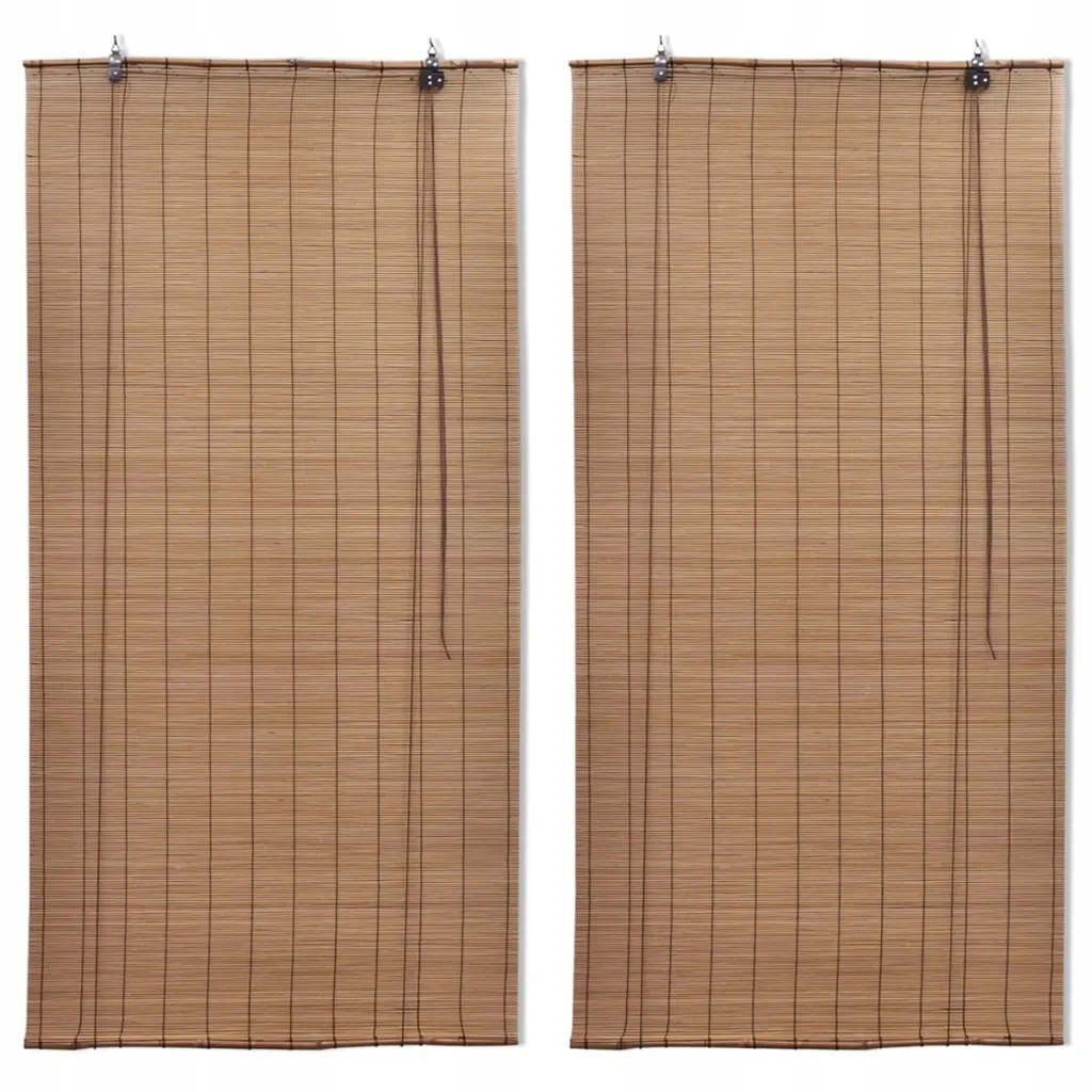Rolety bambusowe 120x220 brązowe