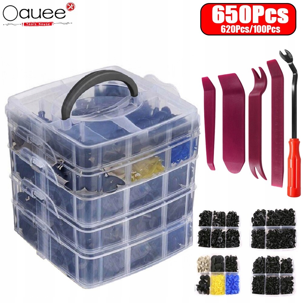 Auto Fastener Clips Set Mixed Car Body Push Pin