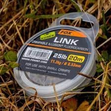 Fox Link Crimpable Illusion Fluorocarbon 0,53mm/11,3kg/25lb/20m