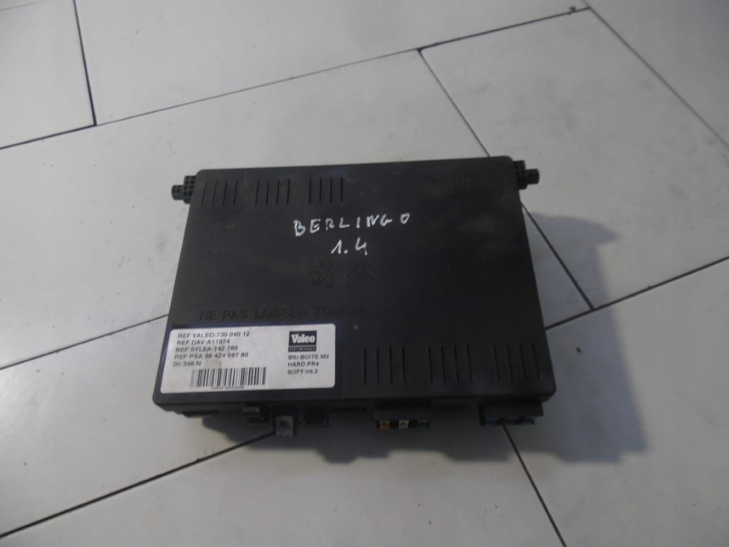 MODUŁ BSI CITROEN BERLINGO 1,4 /1,6 9642409780