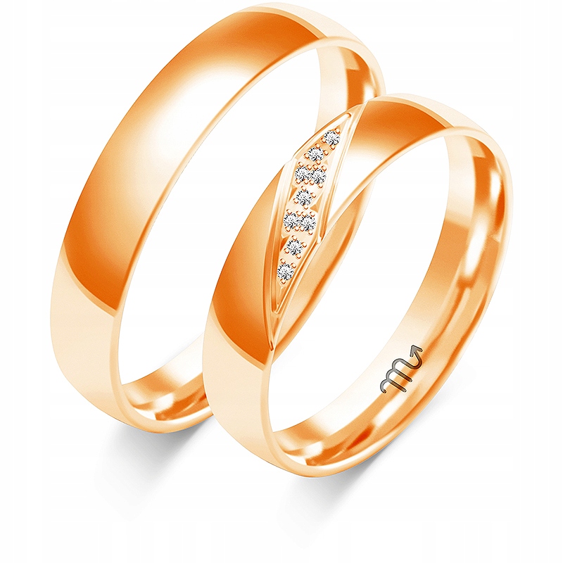 Briliantové Prsteny Zirkon Růžové Zlato pr 585