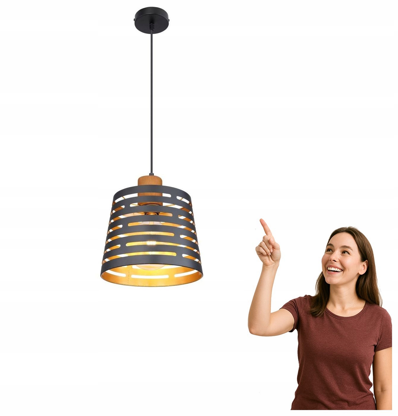 Závesná lampa Ablona 15451H Globo