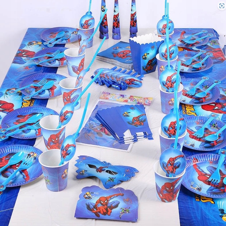 KUBKI papierowe SPIDERMAN Marvel URODZINY 10 szt. Marka inna