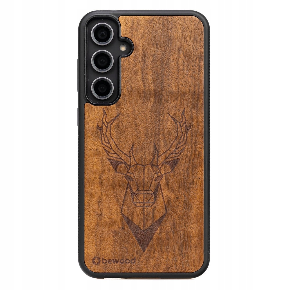 Dřevěné Pouzdro Bewood pro Samsung Galaxy S23 Fe Jelen Imbuia