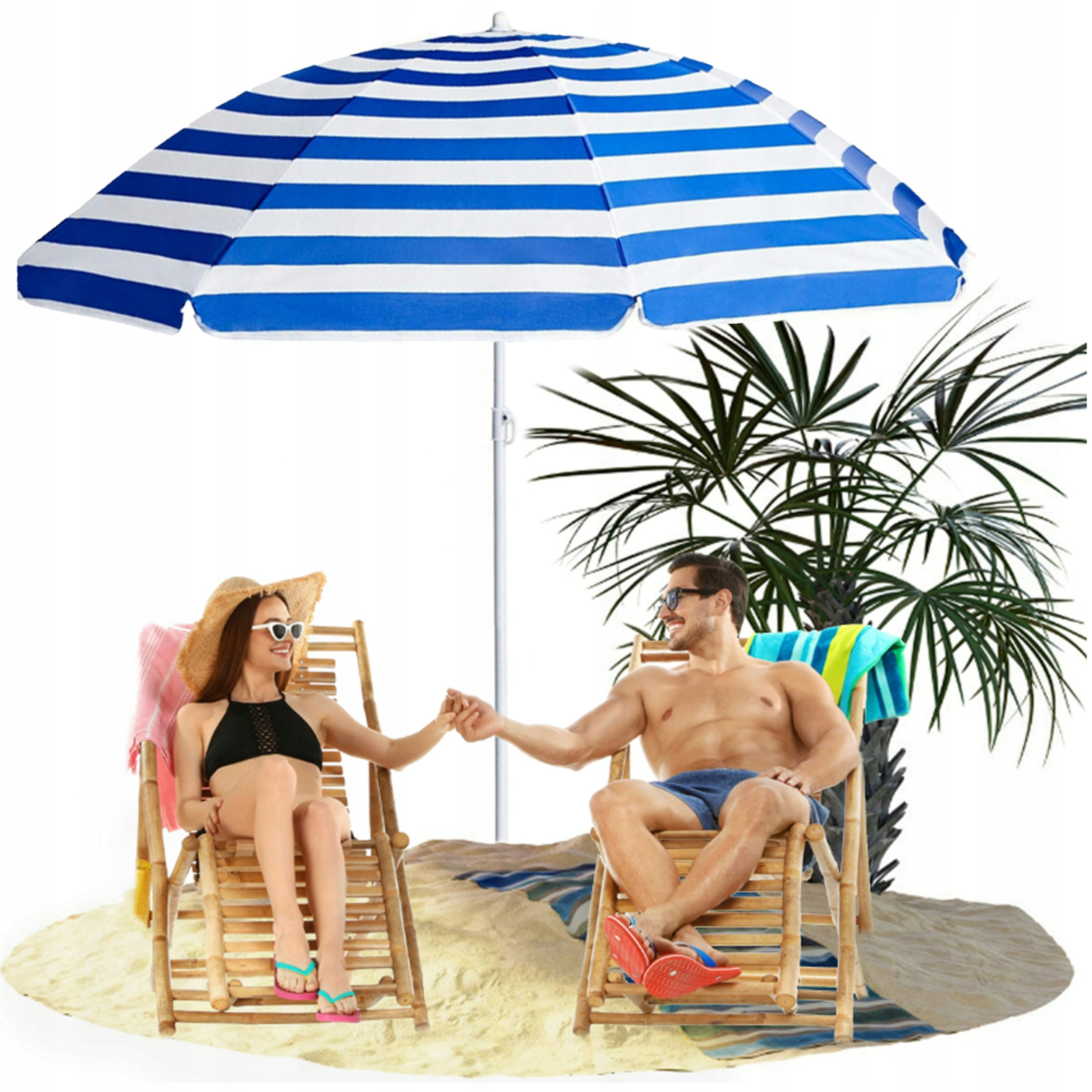 

Parasol Plażowy Balkonowy Ogrodowy 185x180cm