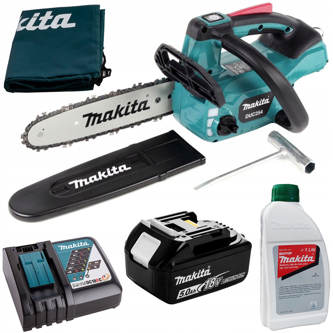 Řetězová pila 18V 25 cm 1x5 Ah Makita DUC254Z