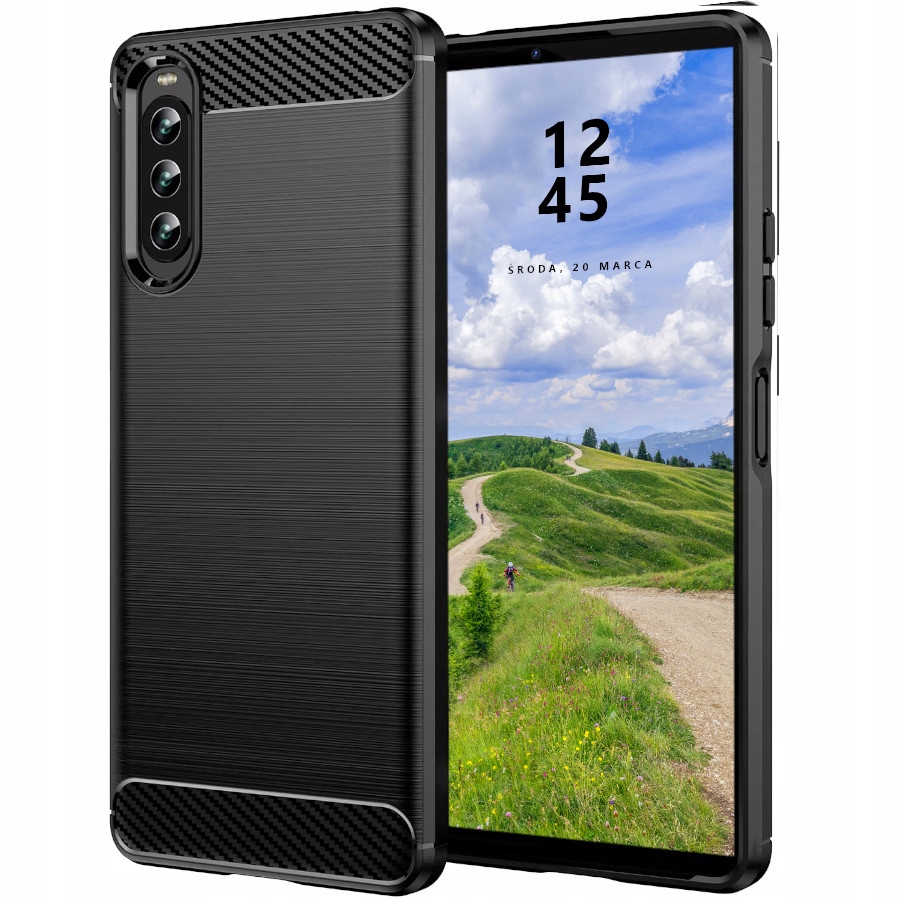 

Etui do Sony Xperia 10 IV Pancerne Karbon Case