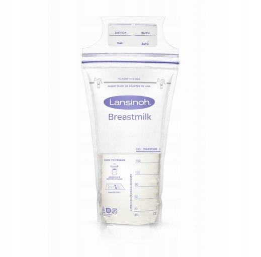 LANSINOH woreczki do przechowywania pokarmu 50szt Marka Lansinoh