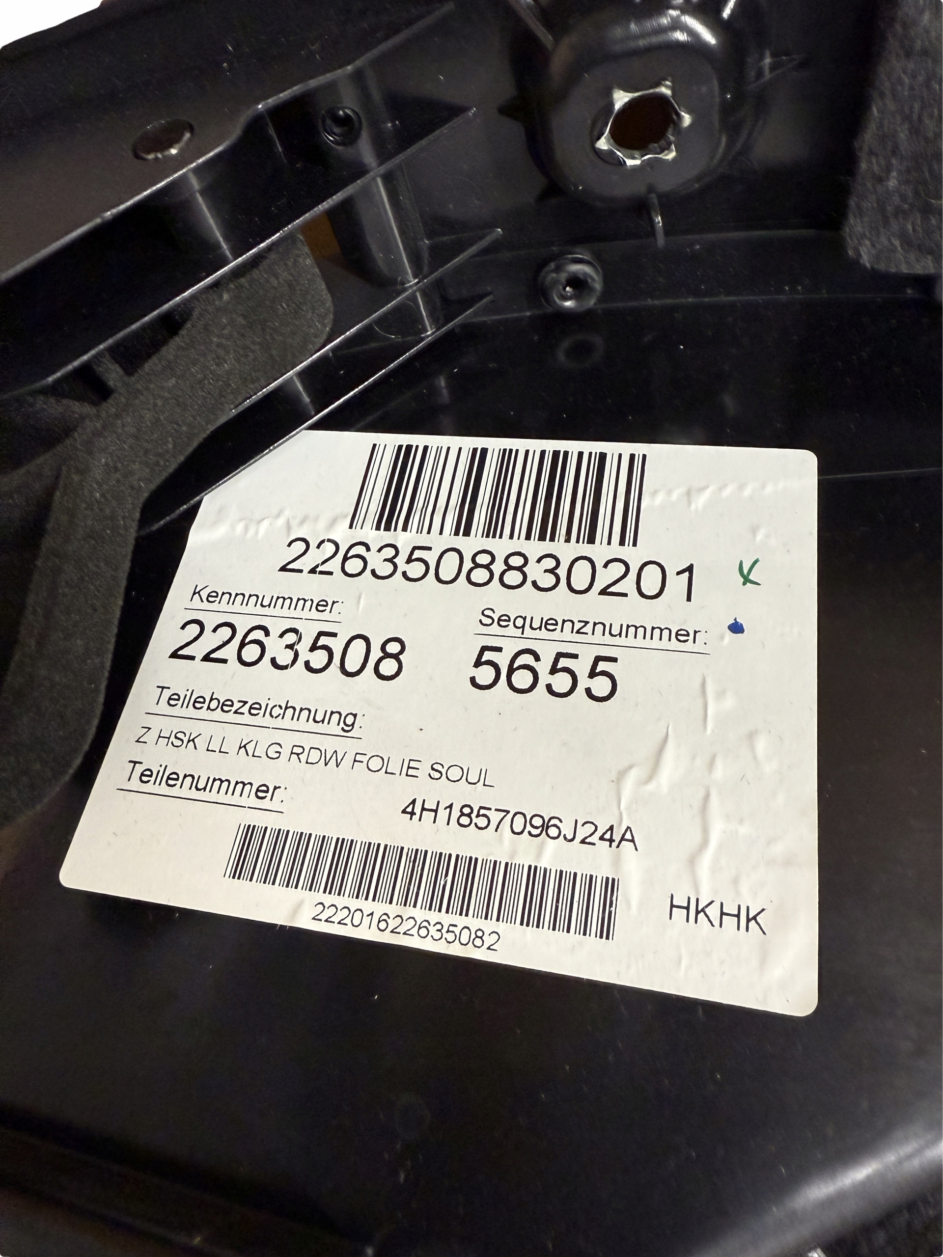 AUDI A8 4H D4 Handschuhfach des Beifahrers Leder 4H1880302J