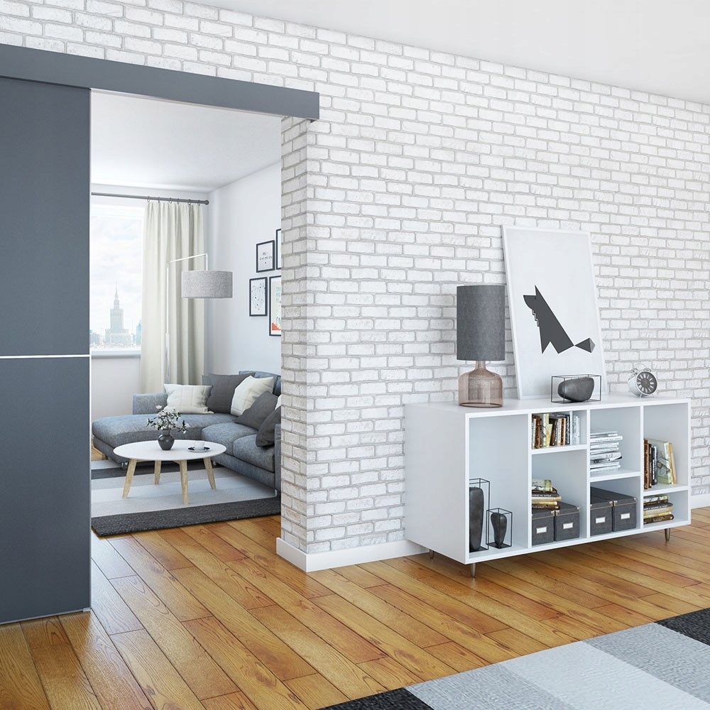 Okucia na dodatk. skrzydło drzwi przesuw. do 30 kG Kolor inny kolor