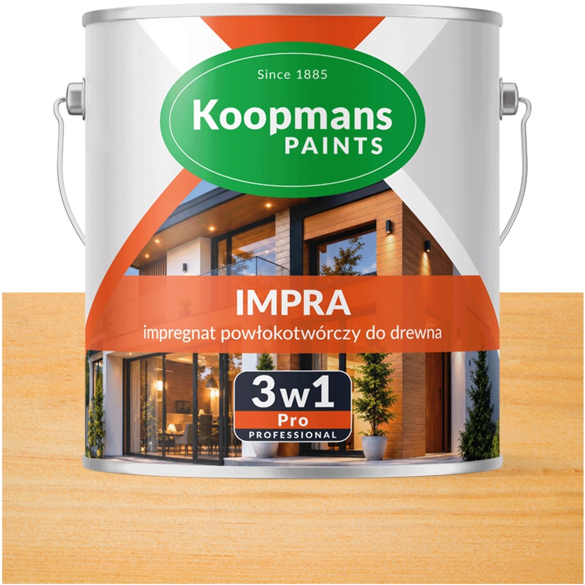 Koopmans Impra 3v1 Pro Lazura na fasádní dřevo 101 Borovice Limba 2,5L