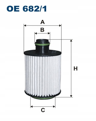 

OE682/1 Filtron Filtr Oleju Opel