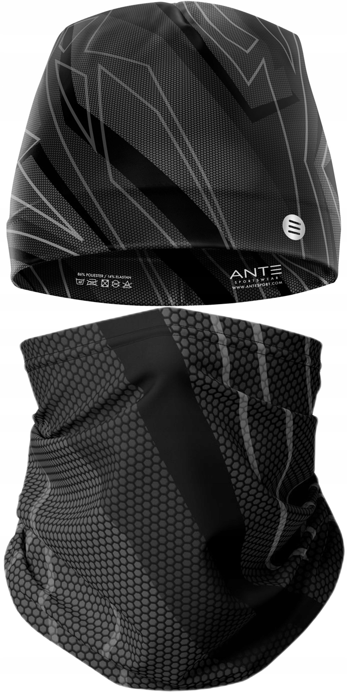 CZAPKA + KOMIN ZESTAW OCIEPLANY TERMO do biegania