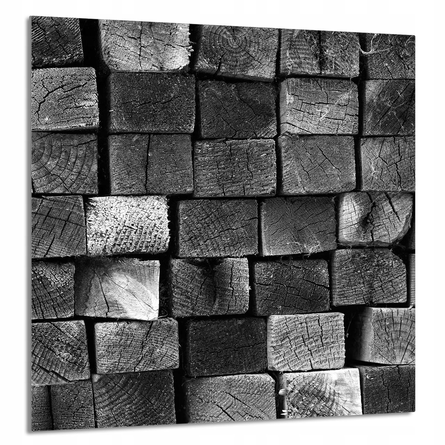 Skleněný Panel Do Kuchyně 60x65 Dřevo Tvrzené Sklo