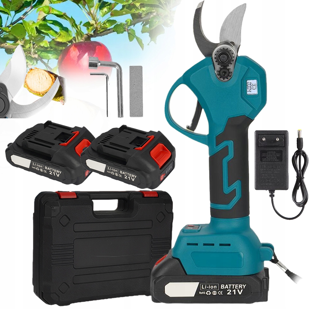 Výkonný Zahradní nůžky Elektrický Zahradní 120W +2AKU