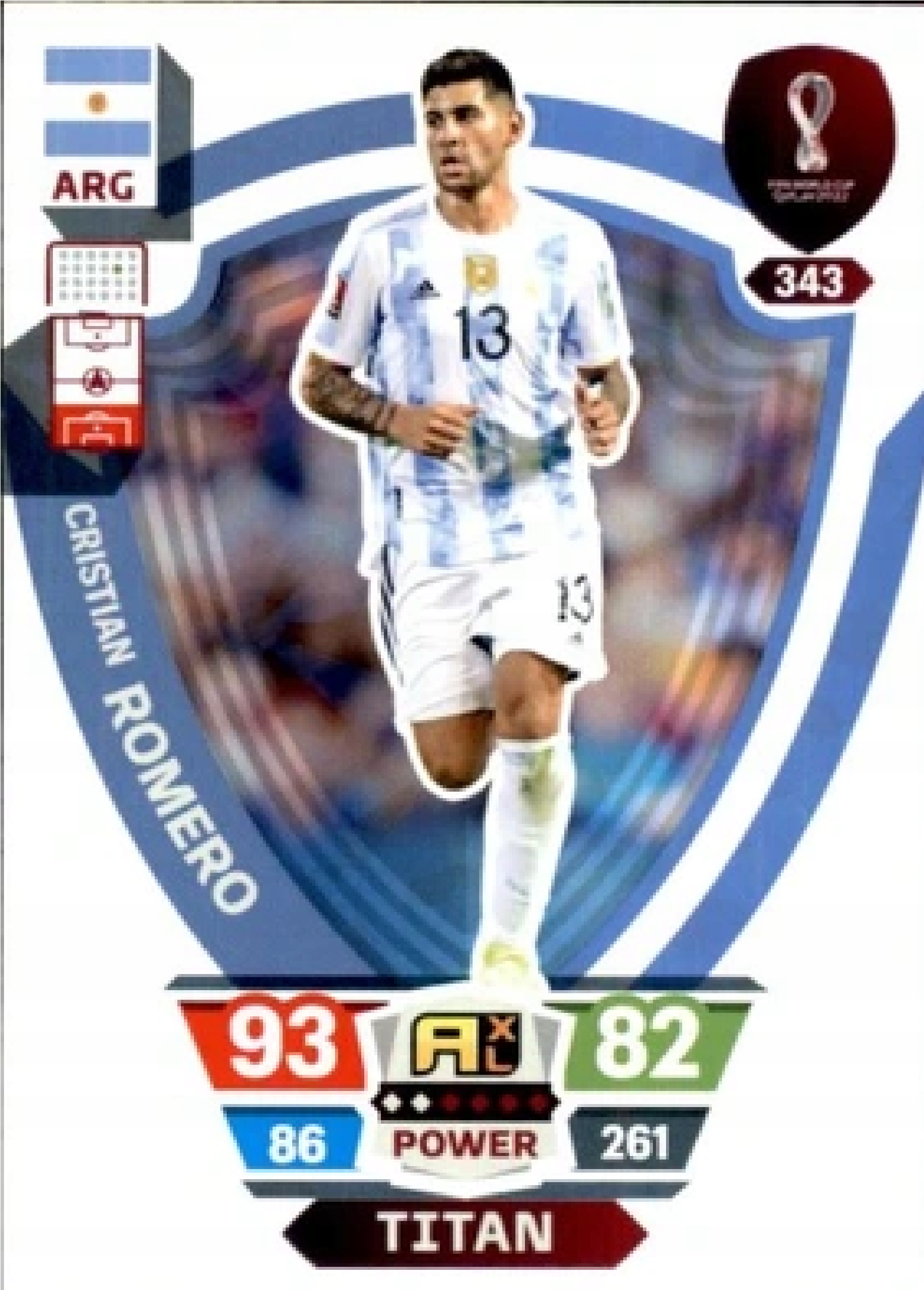 Fifa World Cup Qatar 2022 Power Titan Romero 343