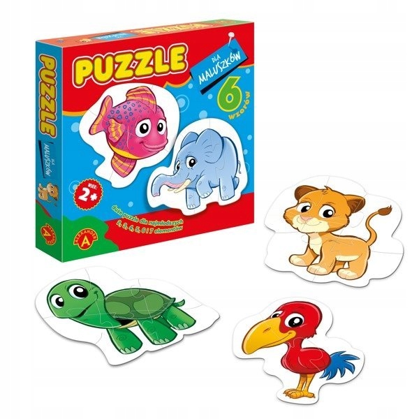 

Baby puzzle dla maluszków zwierzęta rybka 2214
