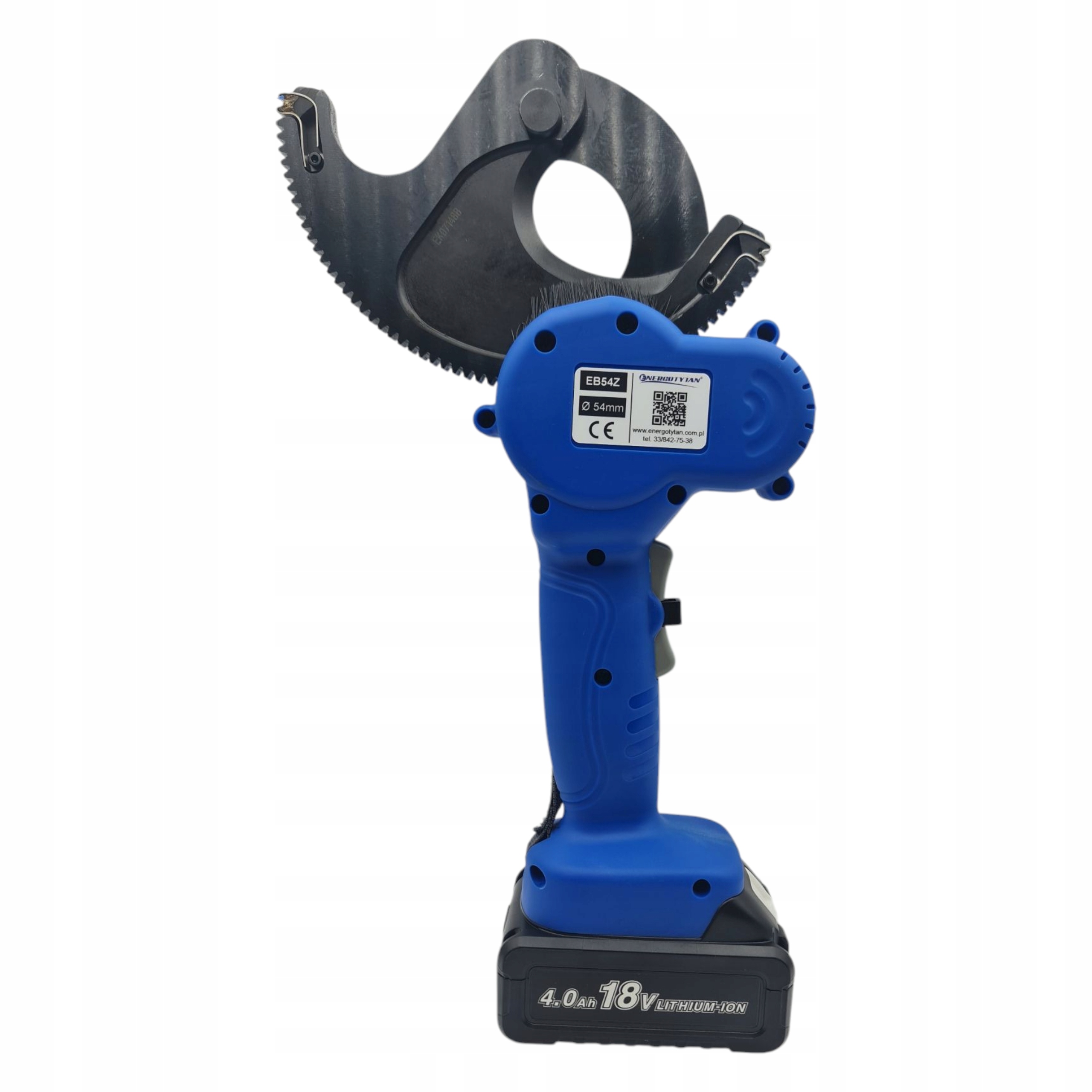 Akumulátorové nůžky na stříhání kabelů Cu, Al Recyklace Kabelů 54 mm